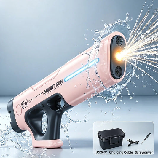 TurboSplash™ Automatic Electric Water Blaster – Dual-Mode Rapid-Fire Water Gun